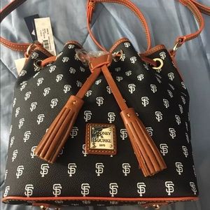 COPY - SF Giants Dooney & Bourke Kendall bucket bag NWT